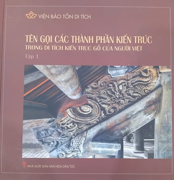 Sách: Tên gọi các thành phần kiến trúc trong di tích kiến trúc gỗ của người Việt